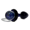 Crystal Delights Anal Plug/Tail/Accessories Crystal Delights - Galaxy Cobalt Plug, Small Bulb