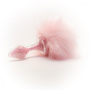 Crystal Delights Anal Toys Crystal Delights - Magnetic Sparkle Bunny Tail