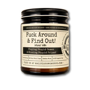 Malicious Women Candle co Candle Malicious Women Candle Co. - Fuck Around & Find Out