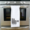Twisted Wares Towel I'm A Grown Ass Women Twisted Wares - Kitchen Towels
