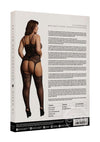 Le Desir Suspender Rhinestone Body Stocking