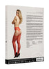 Le Desir Suspender Rhinestone Pantyhose - Red