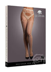 Le Desir Shredded Suspender Pantyhose