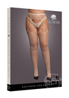 Le Desir Shredded Suspender Pantyhose