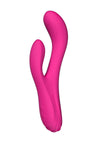 Lovense OSCI 3 Rechargeable Silicone G-Spot Vibrator With Clitoral Stimulator - Pink