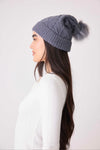 PJ Salvage - Chenille Cozy Cable Beanie Charcoal