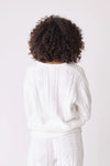 PJ Salvage - Chenille Cozy V-Neck Sweater, Ivory