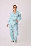 PJ Salvage -  Spaw Day Flannel PJ Set, Mint