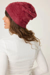 PJ Salvage - Full Of Holiday Spirit Feather Knit Beanie