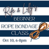 Beginner Rope Bondage Class with Rife and Lilly