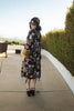 Jennafer Grace Robes and Kimonos Jennafer Grace -Heron Garden Faux Fur Koi Kimono L/XL