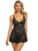 Oh La La Cherie Chemise Oh La La Cherie - Soft Cup Baby Doll with Bows and G-String