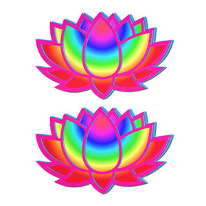 Pastease Accessories, Nipples Pastease - Acid Rainbow Lotus Pasties