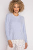 PJ Salvage Tops PJ Salvage - Feather Knit Long Sleeve Sweater, Blue