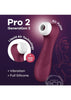 Satisfyer Women's Toys; Vibrating; Rechargeable; Waterproof Satisfyer - Pro 2 Plus Vibration, Generation 3
