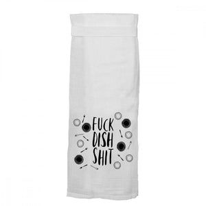 Twisted Wares Household Twisted Wares - KITCHEN TOWEL - Fuck Dish Shit