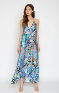 Wrap Up Lingerie, Chemise Wrap Up - Wandering Blue Infinity Dress