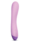 Blush Women's Toys, Vibrating, Rechargeable, Waterproof, G-Spot Pink/Purple Wellness G-Curve Pink- 8"