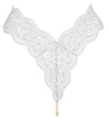 Bracli Lingerie, Panties Small / White Bracli - Paris Picos Pearl Thong