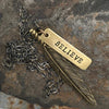 Buffalo Girls Salvage Jewelry Bronze / Believe Buffalo Girls Salvage - Wandering Feather Necklace