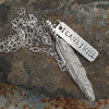 Buffalo Girls Salvage Jewelry Silver / I Can & Will Buffalo Girls Salvage - Wandering Feather Necklace