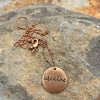 Buffalo Girls Salvage Necklace Buffalo Girls Salvage - Breathe Hand Stamped Copper Necklace
