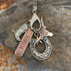 Buffalo Girls Salvage Necklace Buffalo Girls Salvage - Fearless Treasure Necklace - western jewelry - longhorn