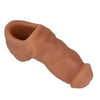 Cal Exotics Sleeve Dildo Brown Packer Gear Ultra Silicone