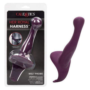 Cal Exotics Women's Toys, Non-Vibrating, Dildo, Silicone Her Royal Highness Me2 Probe - Purple