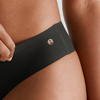 Evelyn & Bobbie Panties Evelyn and Bobbie Mid-Rise Thong, Black Onyx