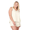 Faceplant Dreams Ivory / Large Faceplant Dreams - Bamboo Double-V Tank