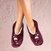 Faceplant Dreams Slippers Faceplant Dreams - Wine a little -  Footsies