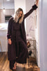 Jennafer Grace Jacket Jennafer Grace - Amethyst Duster with Faux Fur Cuffs