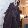 Jennafer Grace Jacket Jennafer Grace - Amethyst Duster with Faux Fur Cuffs
