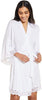 Journelle Lingerie, Robes Cream / L Journelle - Charlotte Short Silk Robe