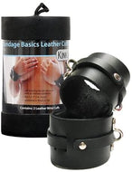 Kinklab Accessories, Bondage Kinklab - Bondage Basics Leather Wrist Cuffs