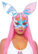 Leg Avenue Leg Avenue - Holographic Vinyl Bunny Ear Mask
