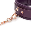 Lovehoney Accessories/Collar Fifty Shades Freed Cherished Collection Leather Collar Purple & Gold Color Lead