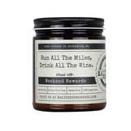 Malicious Women Candle co Candle Malicious Women Candle Co.-Run All The Miles, Drink All The Wine.