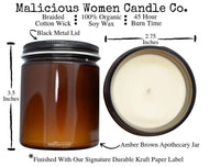Malicious Women Candle co Candle Malicious Women Candle Co. - She Believed She Could...But Was Really Tired...