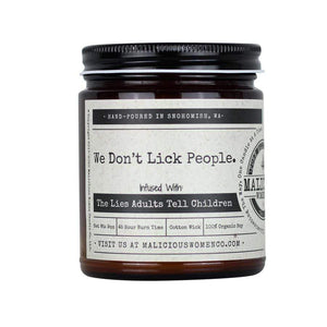 Malicious Women Candle co Candle Malicious Women Candle Co.-We Don't Lick People