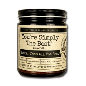 Malicious Women Candle co Candle Malicious Women Candle Co. - You're Simply The Best!
