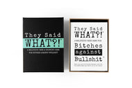 Malicious Women Candle co Malicious Women - They Said What?! Card Game