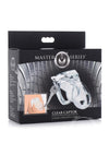 Master Series Master Series Clear Captor Chastity Cage with Keys - Small - Clear