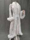 Mother Plucker Robe White Feather Dressing Robe