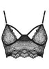 Only Hearts Lingerie, Bras Only Hearts Whisper Sweet Nothings Cropped Bralette - Black