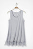 Only Hearts Small Only Hearts - So Fine Lace Tank Tunic Mineral Blue