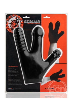 Oxballs Men's Toys, Non-Vibrating, Sleeves Claw Glove - Black
