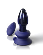 Pipedream Anal Plug Icicles - No 85 Vibrating Anal Plug with Remote, Blue