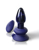 Pipedream Anal Plug Icicles - No 85 Vibrating Anal Plug with Remote, Blue
